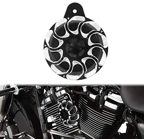HDBUBALUS Cache haut-parleur en aluminium CNC pour moto Harley Big Twin 1991–2017 Sportster XL 2007–2018