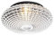 QAZQA - Klassisch I Antik Klassische Bad I Badezimmer Außen Deckenleuchte I Deckenlampe I Lampe I Leuchte schwarz mit Rauchglas 23 cm IP44 - Nohmi I Außenbeleuchtung I Wohnzimmer I Schlafzimmer - Rund