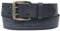 AnnaMatoni Leder Gürtel Herren in Premium Rindleder in Vintage Look mit Doppeldorn Schließe 4,5cm Breit Herren Ledergürtel Echt Leder Gürtel (Marine 490, TW110-125cm Gesamtlänge)