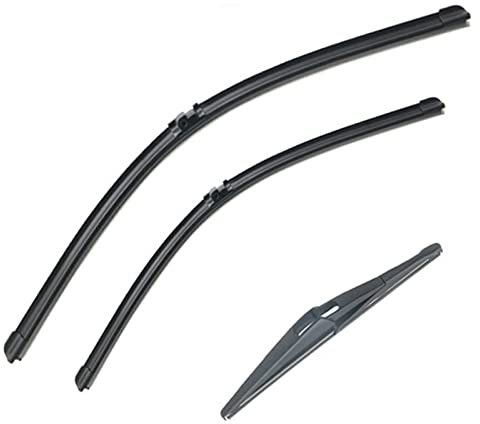 Scheibenwischer Scheibenwischer Vorne Hinten Wischerblätter Set Für Mercedes Für Benz C-Klasse W204 2009-2012 Windschutzscheibe Vorne Hinten 24 + 24 + 12 Auto Heckscheibenwischer