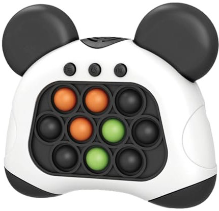 Goowafur Quick P ush Pop Game It Zappelspielzeug für Kinder und Erwachsene, Handheld-Spiel, schnelle Puzzlespielmaschine, lustiges, leuchtendes Pop-Spielzeug zum Entspannen für Kinder und Erwachsene