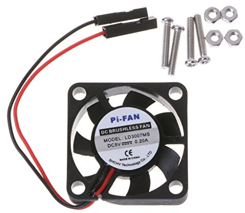 Speed 30mm Cooling Fan LD3007MS 30X30X8mm 5V For Brushless Fans For Computer 3/2/ B+ Computer Heatsink Mount Pin CPU Cooling System Radiator Memory Heat Dissipation Pad Fan