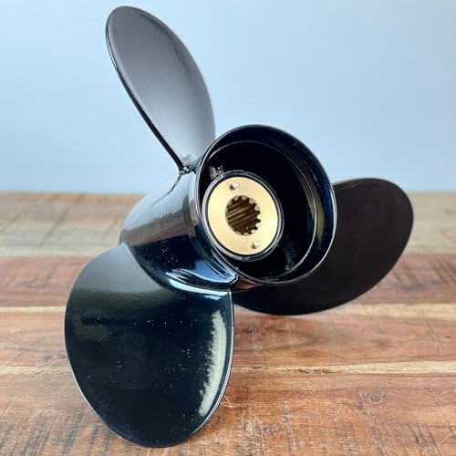 MAGICZEBRA Boot Propeller Aluminium für Mercury 25-70 PS Außenborder 10-1/4 x 14 ' 13 Zähne 3 Blatt 48-73138A45, 48-73138A40