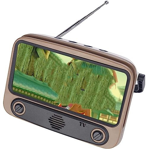 Portable DAB/DAB+ FM Digital Radio, Mini Retro Radio, Bluetooth 5.0 Speakers, Home Theatre Music Player, Phone Holder for Parties, loud sound, compact design