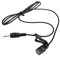 Microfono professionale a clip con jack da 3,5 mm, cavo da 100 cm, riduzione del rumore unidirezionale per PC, laptop e registrazione