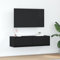 Générique Meuble TV Noir Chêne 100x31x25,5 cm Bois d'ingénierie,Meubles TV,16.85KG-861527