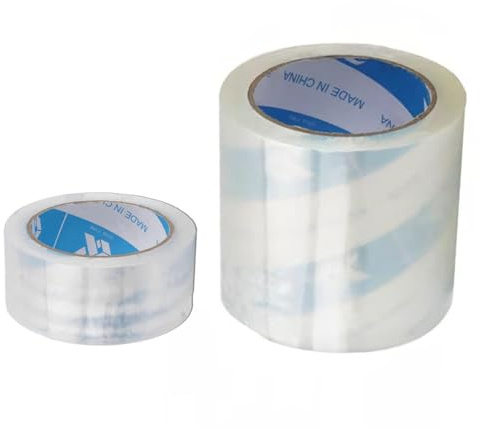 Herjiore Paketklebeband Transparent Packband 100mm x 70m/45mm x 70m, Durchsichtiges Klebeband für das Verpacken von Paketen, Kisten, Kartons, Versand