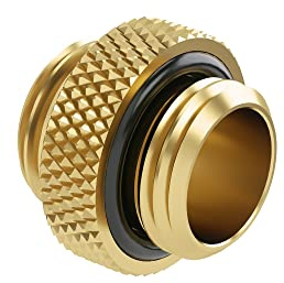 Barrow G1/4 Zoll Stecker auf Stecker, Mini-Verlängerung, goldfarben