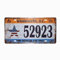 Eureya Auto-Nummernschild, für Zuhause/Café/Bar/Pub/Restaurant/Ausstellung, als Wanddekoration, im Vintage-Stil, 15,2 x 30,5 cm, metall, Washington,d.c.52923, 6x12