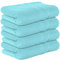StickandShine 4er SET Premium Frottee Badetuch 100x150 cm in türkis in 500g/m² aus 100% Baumwolle