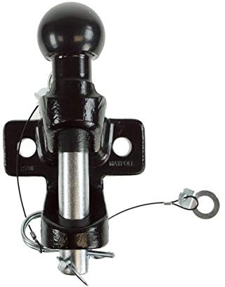 Testa a sfera per traino, gancio di traino con sfera AHK, doppia versione forata, 90 mm
