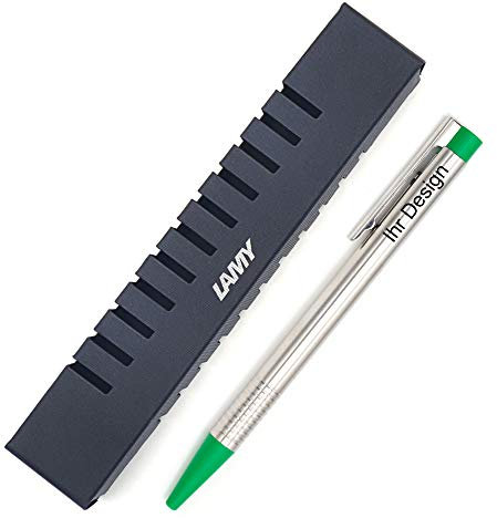 Lamy Kugelschreiber logo matt Modell 205, grün, mit Gravur (Lasergravur), V60