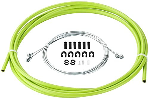 Chooee Universal Bicycle Brake Cable Housing Kit for Mountain Bike or Road Bikes,Standard Green
