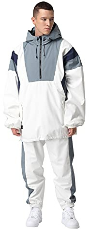 SEARIPE Skijacke und Hose für Damen, Set für Paare, winddicht, wasserdicht, zweiteilig, Schneeanzüge für Wintersport
