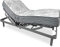 Duérmete Online Pack Cama Eléctrica Articulada Reforzada Ergomax con Colchón Viscoelástico Dorsaltec, Gris Antracita, 90 x 190 cm