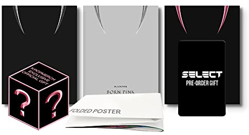 Born PINK Box Set Ver. [Incl. Official Store Gift & KPOP MERCH Exclusive Official Gift] (Set (All 3 Versions)), One Size, YGP0181