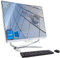 SIMPLETEK PC All in One 24 Zoll Full HD Gebogen Core i7 Bis 3,90 GHz Windows 10 Pro 4 GB RAM 120 GB Webcam 1080p WiFi5 BT HDMI Fixed Computer Aio Home Schule Arbeit