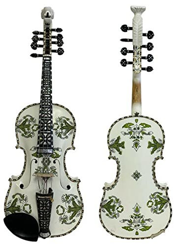 KERREY professionelles Violine Wunderschönes 4/4 Geigenmusikinstrument Mit Hartem Geigenkoffer Pernambuco Geigenbogen Für Geigenliebhaber