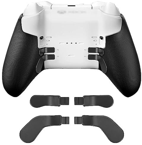 DUXICEPIN Lot de 4 palettes en métal pour manette Elite, serrures magnétiques de rechange pour Xbox One Elite, Elite Series 1, Elite Series 2 et Elite 2 Core Controller
