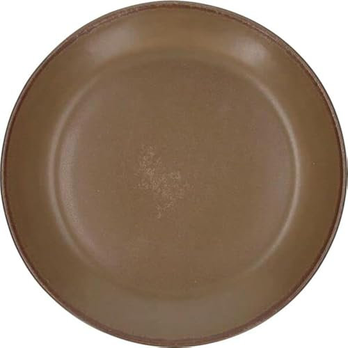 Tognana Terracotta Lot de 6 assiettes plates Marron Ø 210 mm