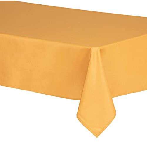 Atmosphera - Anti-Flecken Tischdecke - ockergelb - 140x240 cm - Senfgelb