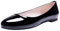 Lroey Reoly Ballerine Piatte da Donna, Pompe Piane Punta Rotonda Senza Chiusura Dancing Boots Comodo Bhbxfu Nero Numero 35 EU