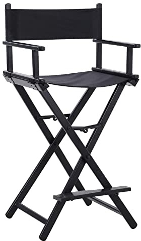 Warmiehomy Makeup Chair Folding Camping Chairs for Adults Aluminium Portable Directors Chairs Supports up to 330 lbs Professional Artist Chair