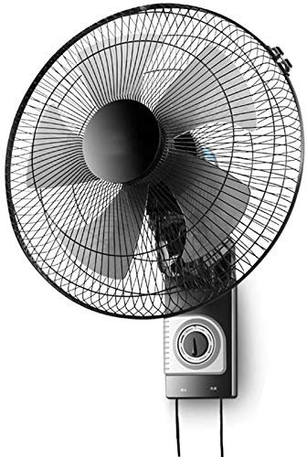 Ventilatore a parete oscillante, ventilatore a testa oscillante industriale da 16 pollici 3 velocità, funzionamento silenzioso Ventilatore elettrico Ventilatore ad aria fredda a parete, per casa