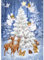 RICUVED 5D Diamond Painting Sapin de Noël, Kit de Peinture Diamant Complet, DIY le père Noël Diamant Peinture Kit, Diamant Arts Craft Canevas Artisanat Maison Décoration Murale Decor 30x40cm