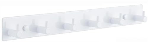 QNIIAED Door Hooks Screw in, SUS 304 Stainless Steel Coat Hooks Wall Mounted for Bedrooms, Coat Rack Hangers for Bathrobe Towel Clothes Dressing Gown in Bathroom(White)