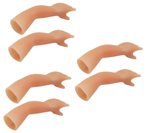 Abaodam 3 Sets Zauberer-Requisiten Halloween-Party Verschwinden-Trick Hand-Requisiten Hand-Trick-Requisiten Hand Für Partygeschenke Silikonhand 2 Stück X 3