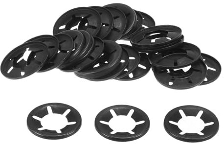 QUARKZMAN 30pz Interna Dente Stella Blocco Rondelle M14 Spingi Ferma Molle Rapido Velocità Blocco Rondelle 65Mn Acciaio Spingi Dadi