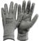 SAFEYEAR Level 5 Cut Resistant Safety Gloves, PU Coated Knitted Work Gloves, Grey Anti-Slip & Abrasion Resistant Hand Protection, Size XL - for Construction, Gardening, DIY, Durable & Comfortable Fit