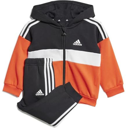 Adidas Tiberio 3 Stripes Colorblock Fleece Infant Tracksuit 9-12 Months