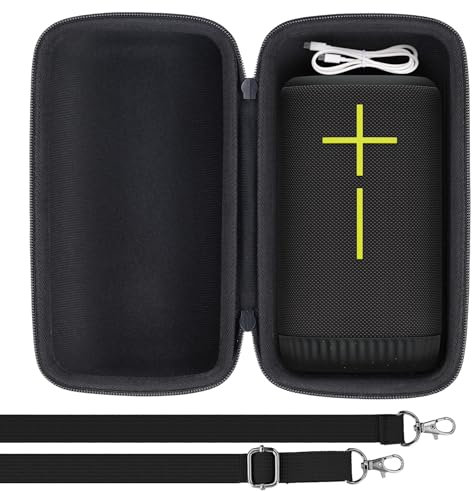 co2CREA Dur Étui de Voyage Rigide Housse Cas Coque pour Ultimate Ears EVERBOOM Enceinte Bluetooth sans Fil Portable(boîte Seule,Case Only)