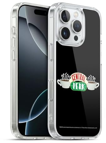 Head Case Designs Offizielle Friends TV Show Wesentlicher Vorteil Logos Gelhülle [Militärischer Schutzgrad] Kompatibel Mit Apple iPhone 16 Pro Und Kompatibel Mit MagSafe