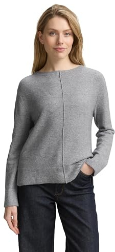 Tom Tailor Damen 1047673 Loose Fit Strickpullover mit U-Boot-Ausschnitt (1er Pack)