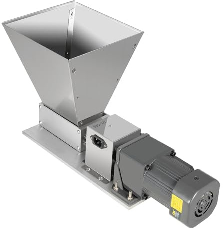 Schrotmühle Elektrisch 60w 220v, Getreidemühle Haferquetsche 44 Lbs/h, Getreidequetsche Tierfutter Elektrisch Maismühle Für Getreide Mais Stroh Futter