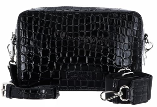 SEIDENFELT MANUFAKTUR Nesna Camera Bag Croco Print Black