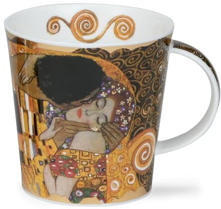 Dunoon Caingorm Belle Epoque Kiss Tasse en porcelaine fine avec détails dorés 22 carats 0,48 l
