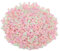 sourcing map Fake Sprinkles, 100G Star Resin Fake Candy Sugar Faux Sprinkles Polymer Clay Slices for Nail Art DIY Crafts Cake Dessert Phone Case Shaker Card Filler, Green/Pink/Light Pink