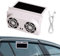 Ventilateur de Voiture Solaire,Ventilateur d'Échappement Portable pour Fenêtre de Voiture à Énergie Solaire - Ventilateur Portable Électrique Avec Fonction Climatisation Pour Camping-Car Et Camion
