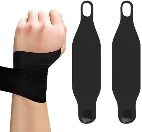 Dreamil 2 stycken handledsbandage svart, justerbart handledsstöd bandage, handledsbandage för karpaltunnel, artrit, fitness och vardag, andas och smärtlindrande