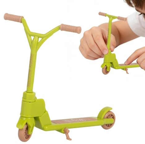 Generico Finger Scooter - Two Wheel Foldable Non-Slip Gadget | Non-Slip Finger Training Toy | for Kids, Party, Home, School, Travel, Fidget, Entertainment