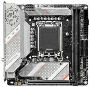 schede madri Fit For MSI MPG B760I EDGE WIFI DDR4 INTEL B760 LGA 1700 64GB NVME M.2 Supporta 14900KF 13900K 12900K 12600K 12400F 12100F