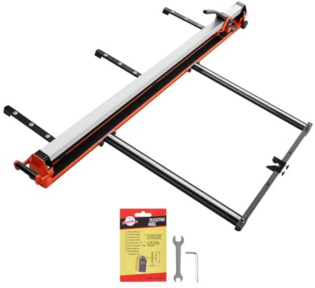 VEVOR Tagliapiastrelle Manuale 1800mm per Ceramica, Guida Potenziata e Testa Scorrevole, Disco da Taglio in Carburo di Tungsteno, per Professionisti Fai Da Te Piastrelle Mattonelle Pavimenti Muri