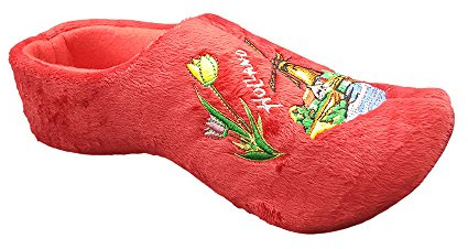 MB Clogs Original Holländische Hausschuhe Damen in rot
