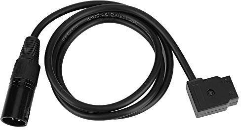 VBESTLIFE D-TAP 4-poliges Verlängerungskabel für DSLR D-TAP-Buchse auf XLR 4-poliges elastisches Kabel 1M