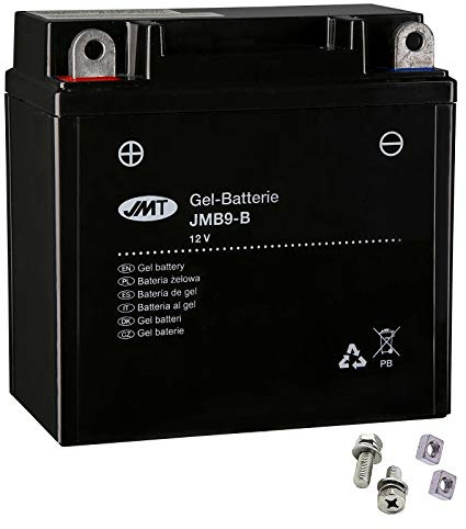YB9-B JMT Gel Batterie für PK 50 XL Rush Baujahr 1988-1990