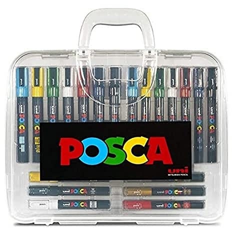 POSCA Estuche PC1m-3m-5m 20 unidades